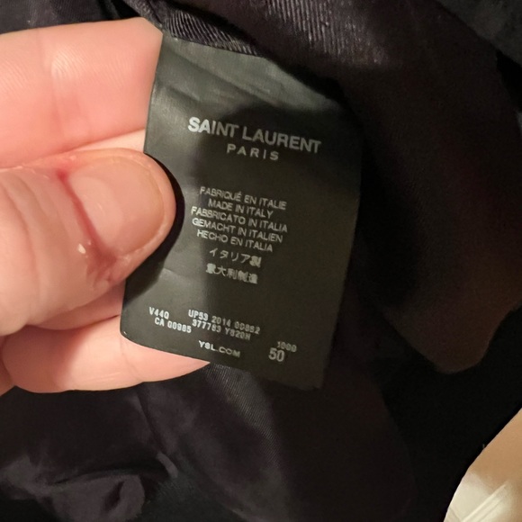 Men’s Saint Laurent embroidered jacket - size 50 RUNWAY PIECE - Picture 4 of 9
